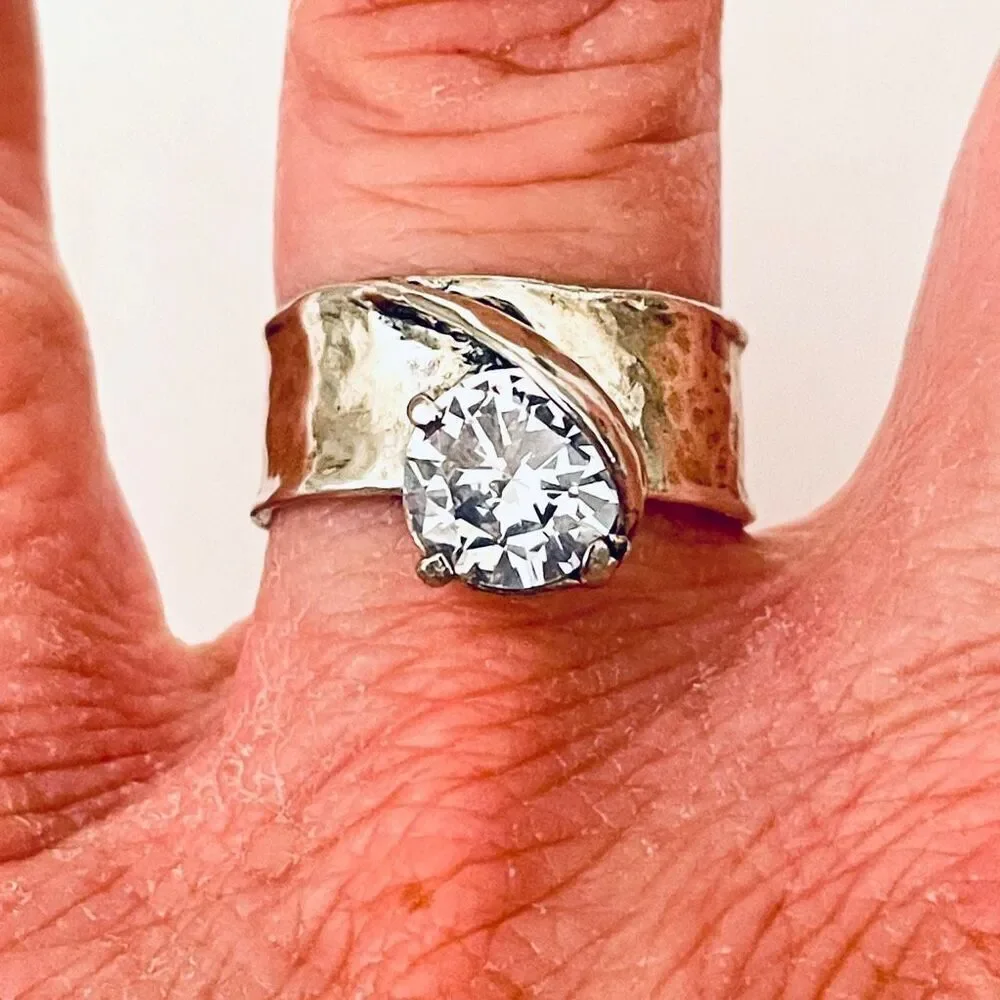 Israeli Made Rings Israel | Jewelry | Nwt Gorgeoussz 7 Made In Israel 925 Sterling Silver ...